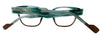 Leon – Marble Green & Cognac Handmade Eyewear | Michel Atlan